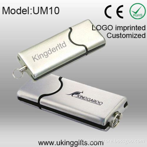 Silver Color USB Pen Drive Metal USB Memory Drive